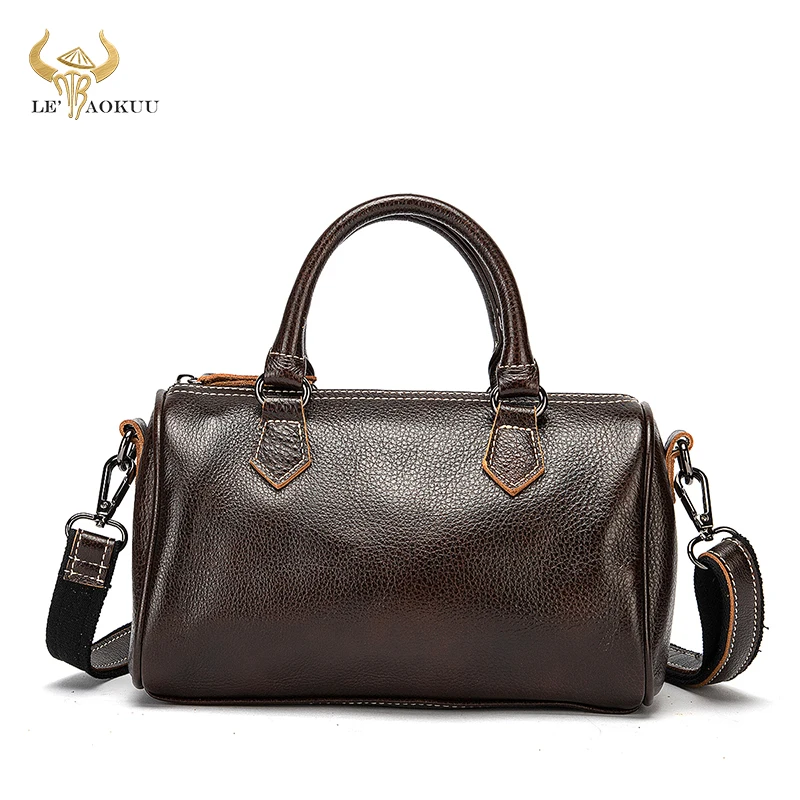 

New Genuine Leather Famous Brand Luxury Ladies Mini Purse and handbag Over The Shoulder bag Women Design Vintage Tote bag 315