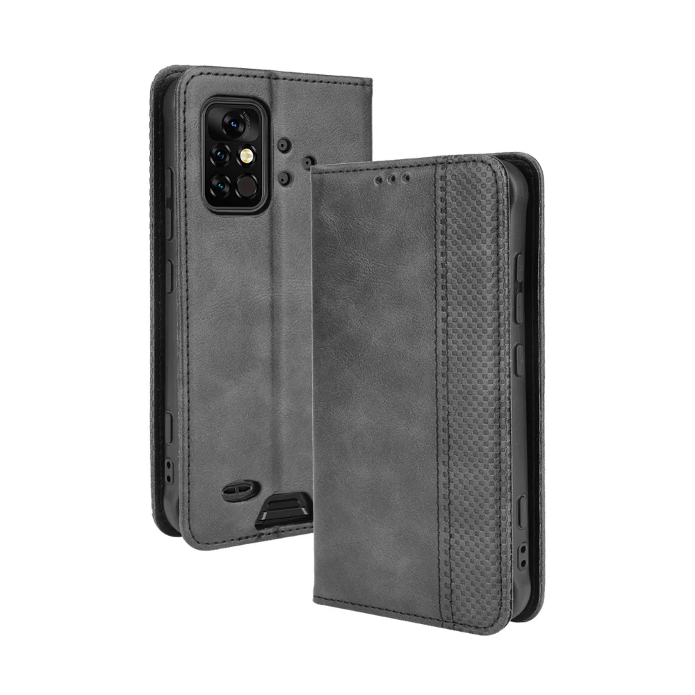 For Umidigi Bison Pro Case Premium Leather Wallet Leather Flip Case For Umidigi Bison Pro BisonPro Case 6.3\
