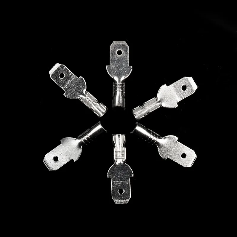 200/120/100pcs Female & Male Crimp Terminal Connector 2.8/4.8/6.3mm Insulated Car Speaker Electric Cable Crimp Terminal