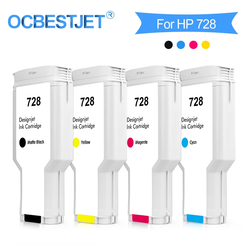 

OCBESTJET для HP 728 совместимый чернильный картридж для принтера HP Designjet T730 T830 300