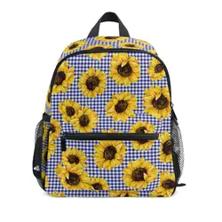 2021 New Children School Bags Boys Girls Kids Sunflower Orthopedic School Backpack Waterproof Backpacks Primary School Back Pack