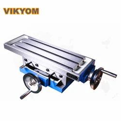 Cross heavy precision sliding table drilling and milling Multifunctional guide rail hand crank small bracket sliding table