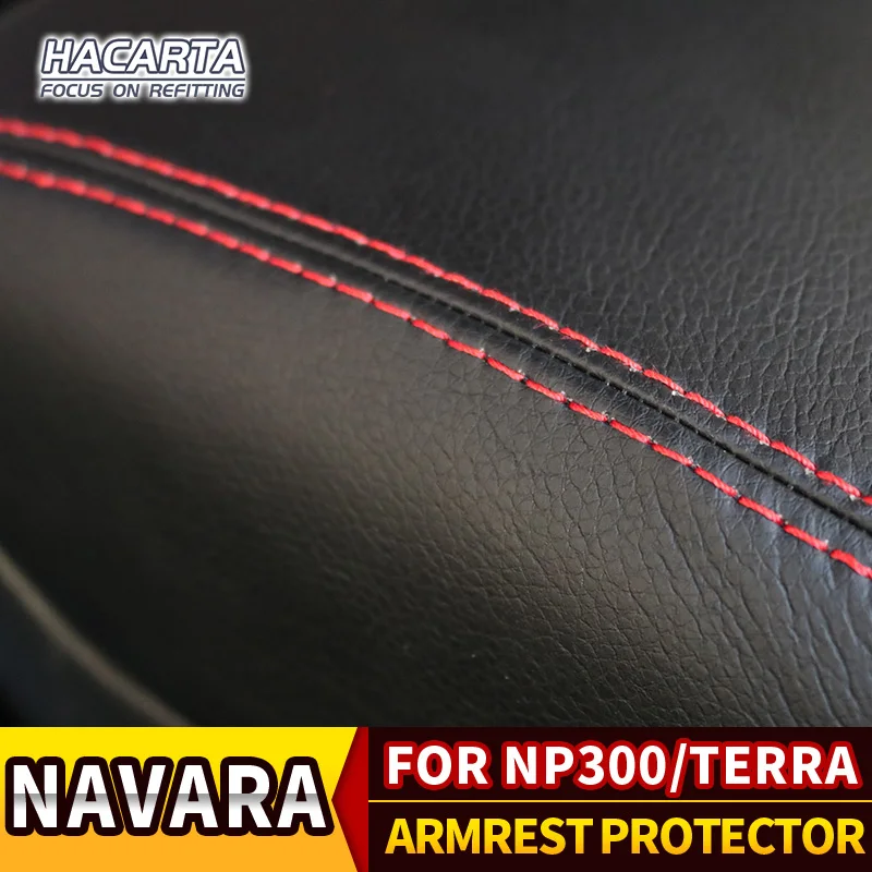 Armrest Mat Universal Interior Auto Armrests Storage Box Mats Dust-proof Cushion Cover Armrest Protector for NAVARA NP300 TERRA