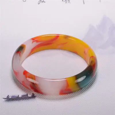 zheru jewelry natural colorful cloud two-color 54-64mm elegant princess jewelry best gift