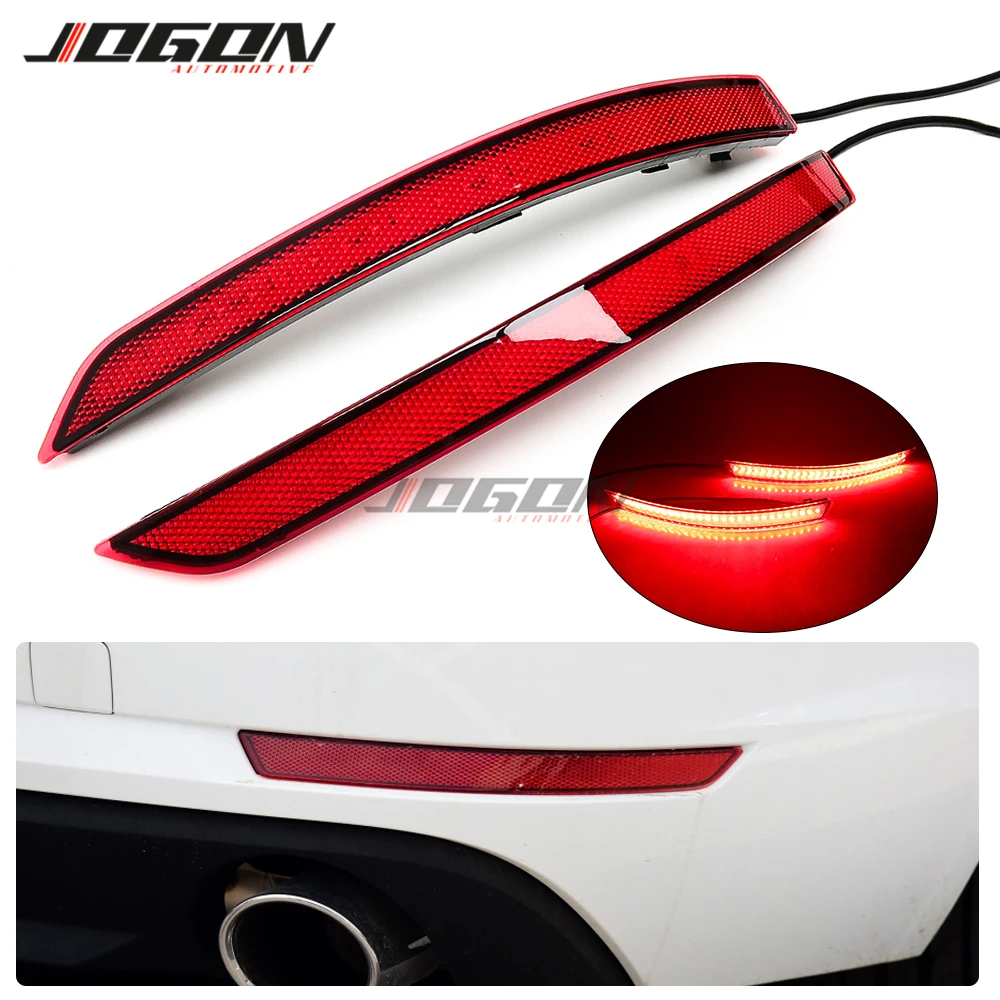 

For AUDI A4 B9 8W 2017 2018 2019 2020 Sedan LED Rear Bumper Dynamic Turn Signal Light Reflector Fog Braking Light Brake Lamp