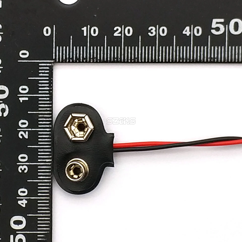 9 فولت بطارية مشبك 9 فولت صندوق بطارية 9 فولت علبة البطارية 9 فولت بطارية زر موصل