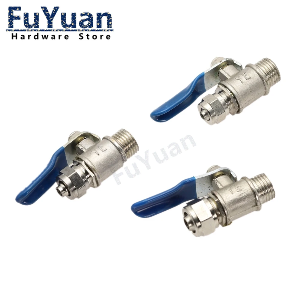 1pcs Ball Valve Copper Fittings 1/4\