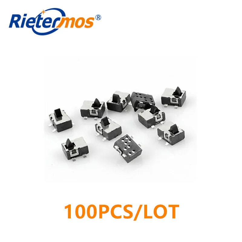 100pcs  Detection switch  Reset small micro short stroke  Limit microswitch  Touch SMD 4pin