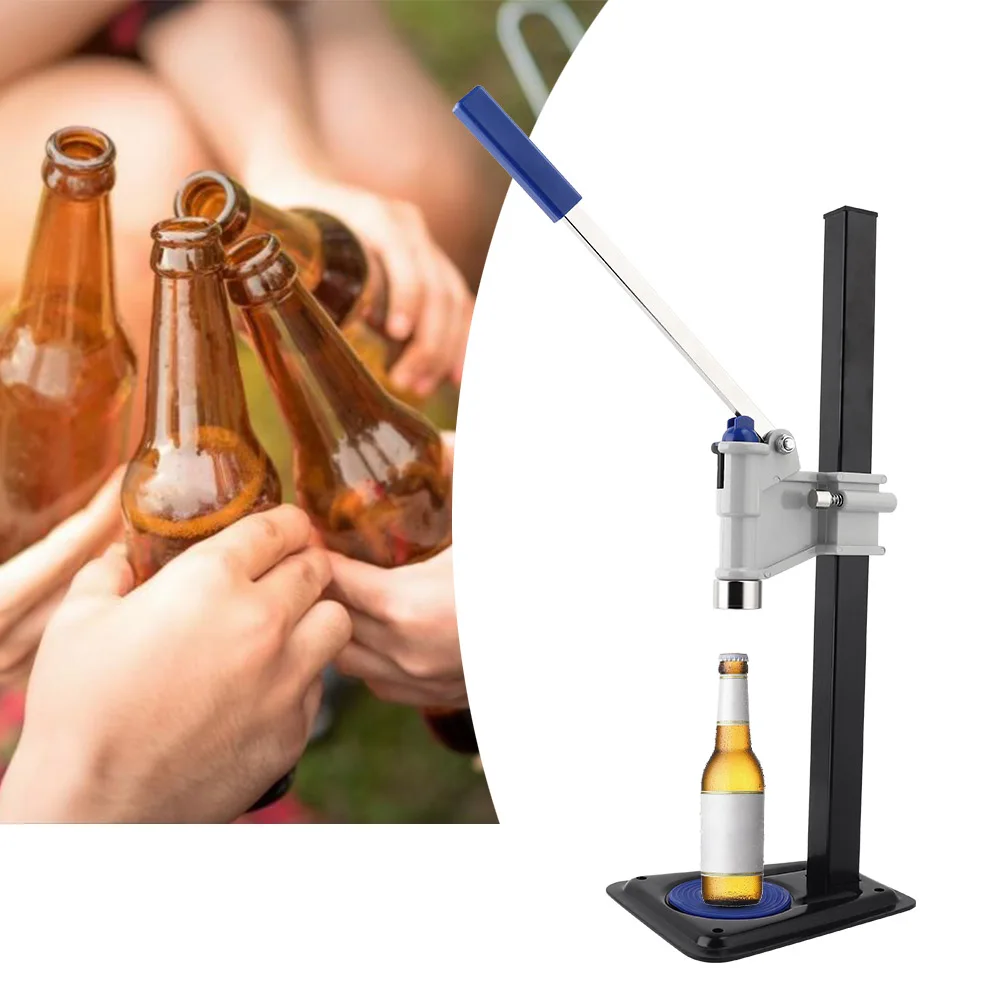 New Beer Bottle Capper Auto Lever Bench Capper Sealer Machine for Homebrew Beer Wine Keg Soda Crown Capping Brewing Tools