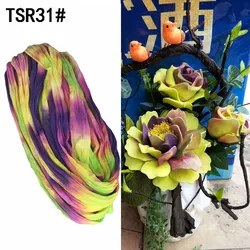 2pcs/lot Tensile Mesh Flowers Materials Nylon Silk Stocking Flower For DIY Handmade Gift Accessory