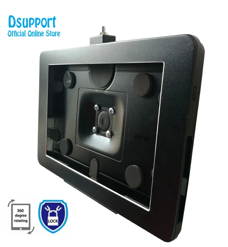 12.3'' 표면 프로 6/7용 알루미늄 합금 태블릿 PC 벽걸이형 도난 방지 디자인 디스플레이 스탠드