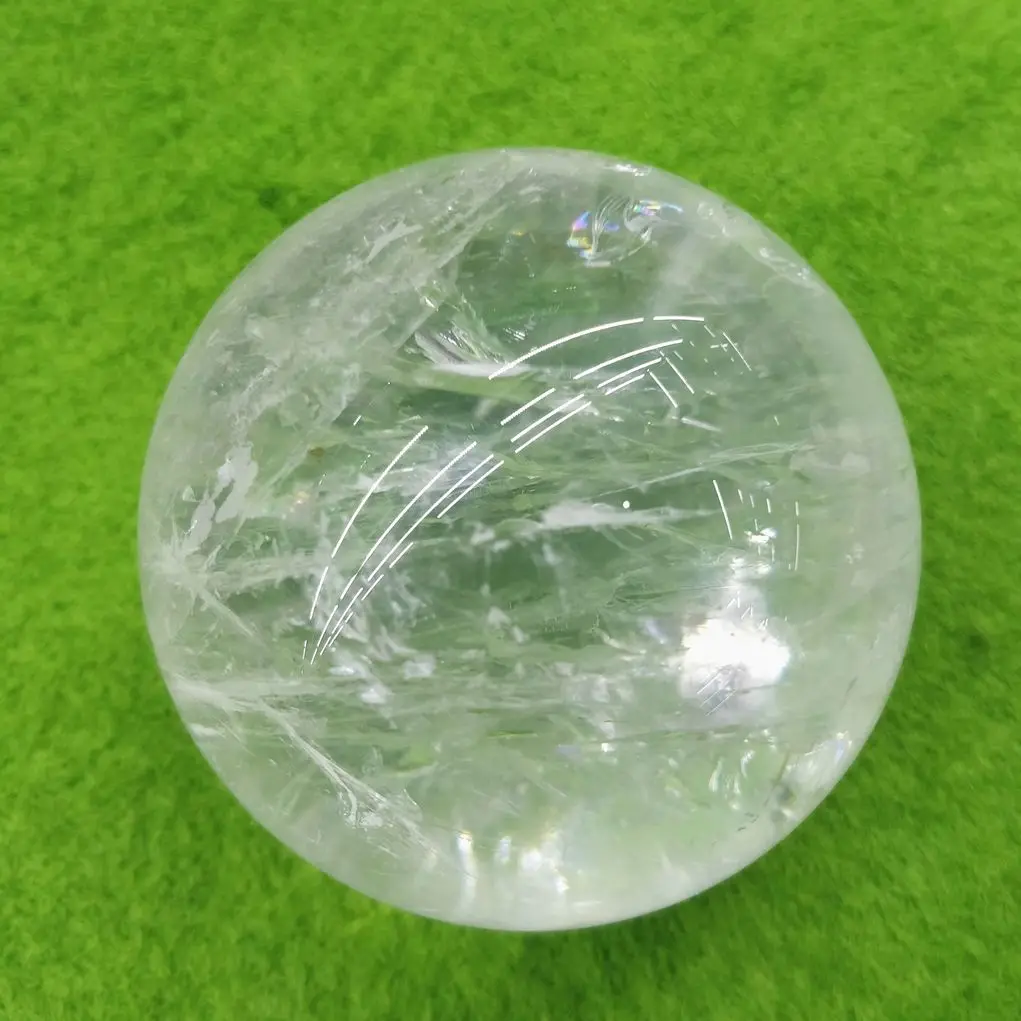 The King Of Crystal Natural Clear Quartz Ball Sphere Living Room Ornament Furnish And Decorate Reiki Healing Energy Feng Shui