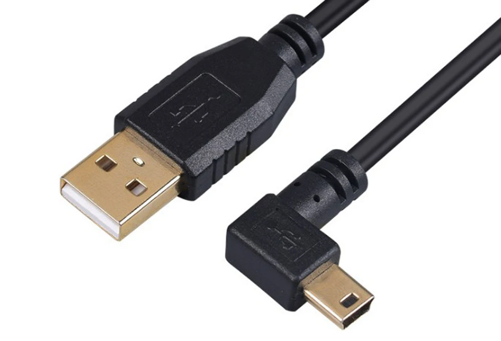 2M 3M 10M 20M 30M 90-Grad 5-Pin Mini-USB-Kabel Lade- und Datenübertragungs-Verlängerungskabel für digitale Überwachungskameras und Netzwerke – Detail 1