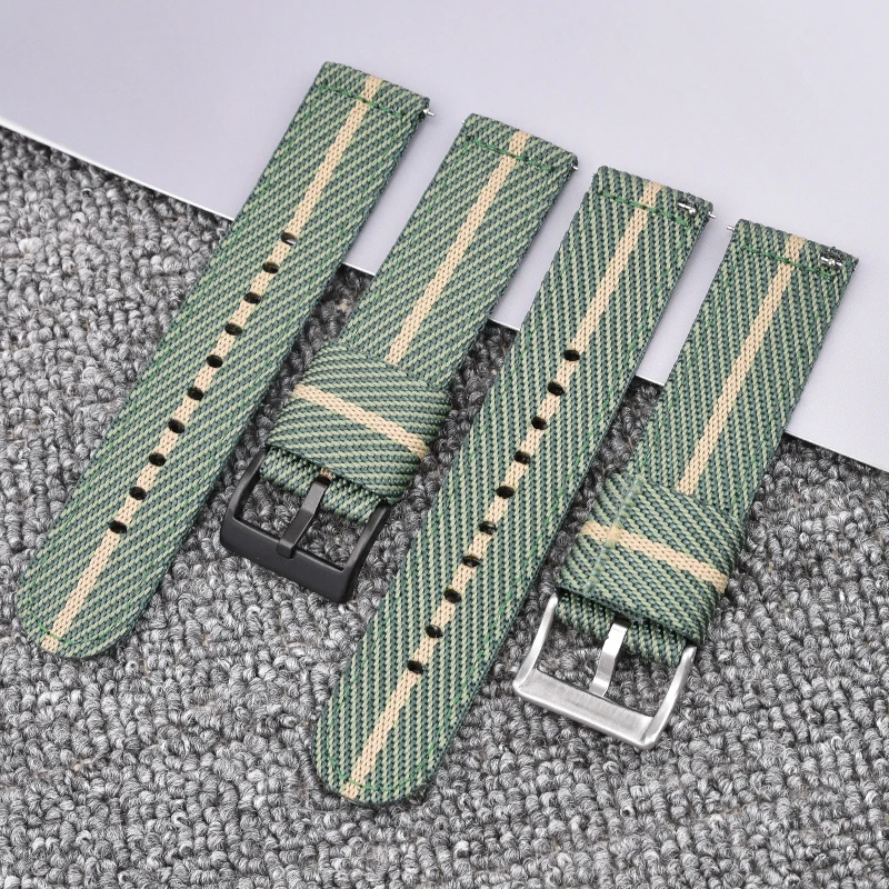 Pulseira de nylon para homens, pulseira de substituição para fossil gen 5e 44mm/gen 5 lte/gen 5, carlyle/garrett hr, 22mm