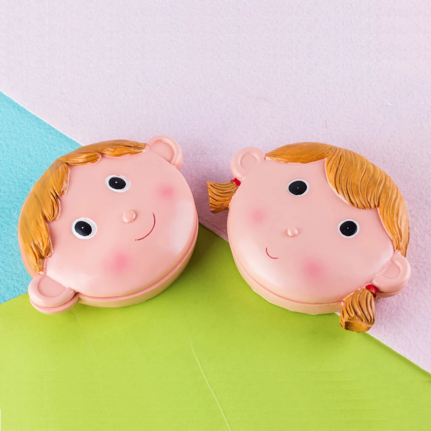 علبة على شكل سن طفل رضيع ، الراتنج الاطفال تذكار المنظم للأسنان الطفل ، لطيف الأطفال حاوية الأسنان مع ملاقط وزجاجة Lanugo