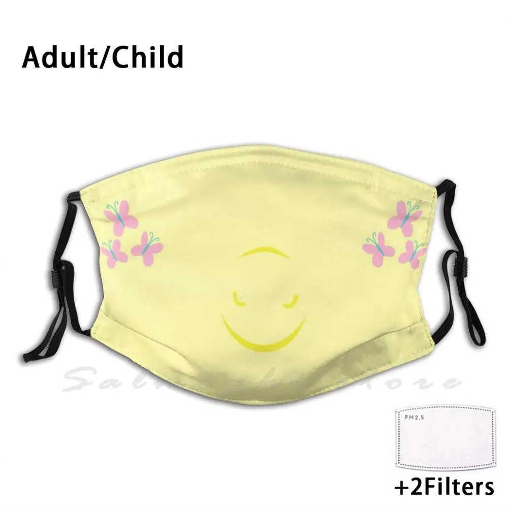 Flutter Adult Kids Anti Dust Filter Diy Mask Equestria Mane Six Mane 6 Ponyville Fluttershy Pegasus