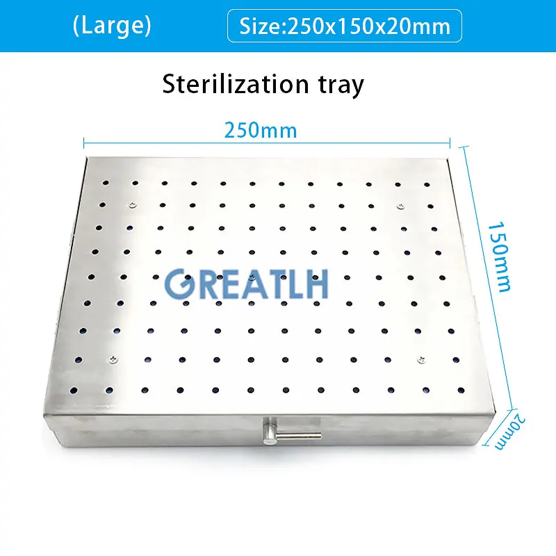 Sterylizator taca z mata silikonowa Box dezynfekcja taca instrumenty trzymaj sterylizację