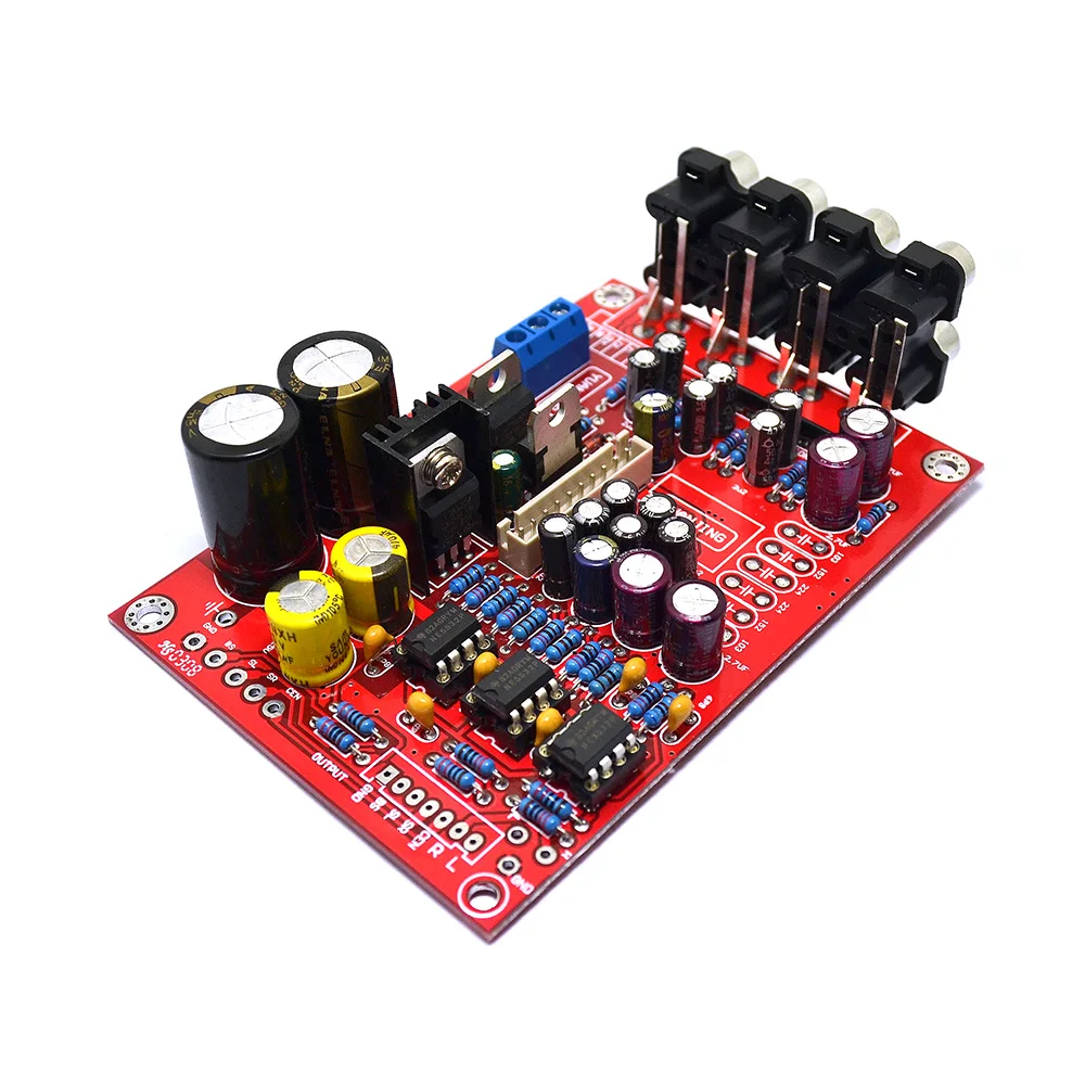 YJ 5.1 M62446 pre-amp board+Volume Remote control controller 6-channel