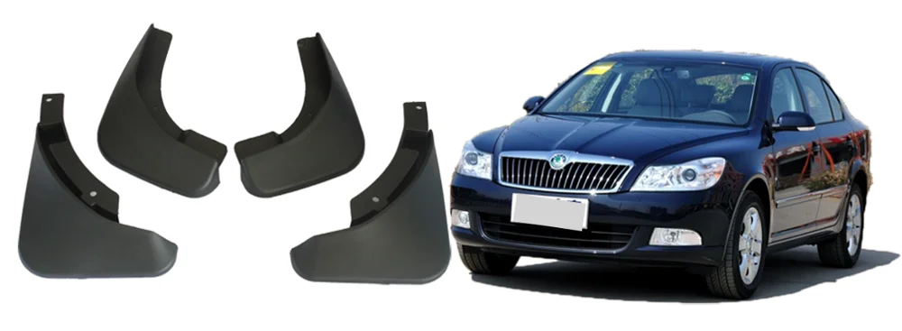 Car Fenders Fit For Skoda Octavia 2 A5 Saloon Estate Combo 2005 -2012 Splash Guards Mud Flaps Mudguards Tire Mud Fenders Styling