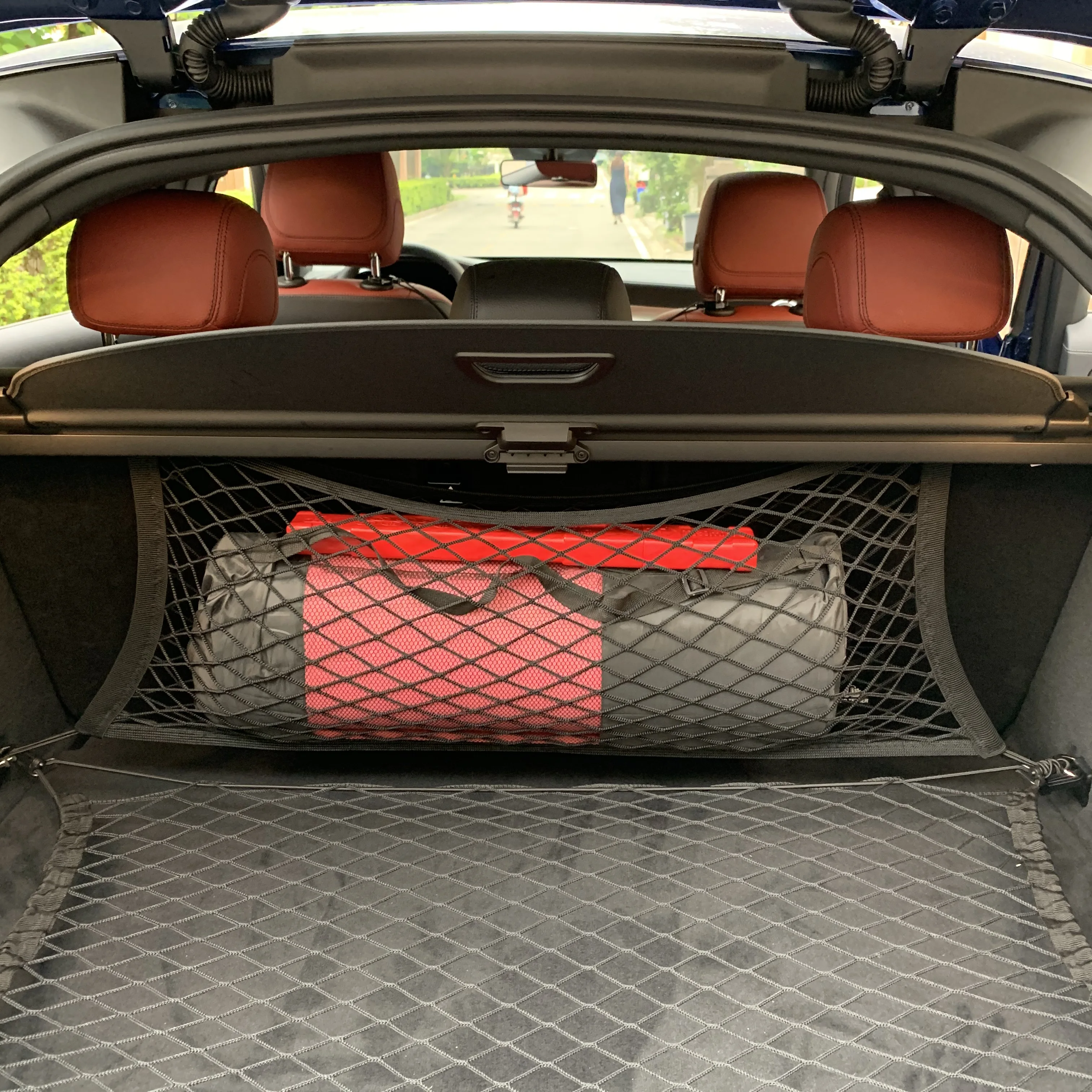 Car Trunk Mesh Net Cargo Bag For Audi Q3 Q5 Q5L Q7 Q8 A1 A3 S3 A4 A4L A6 A7 S6 S7 A8 S4 RS4 A5 S5 allroad Prologue