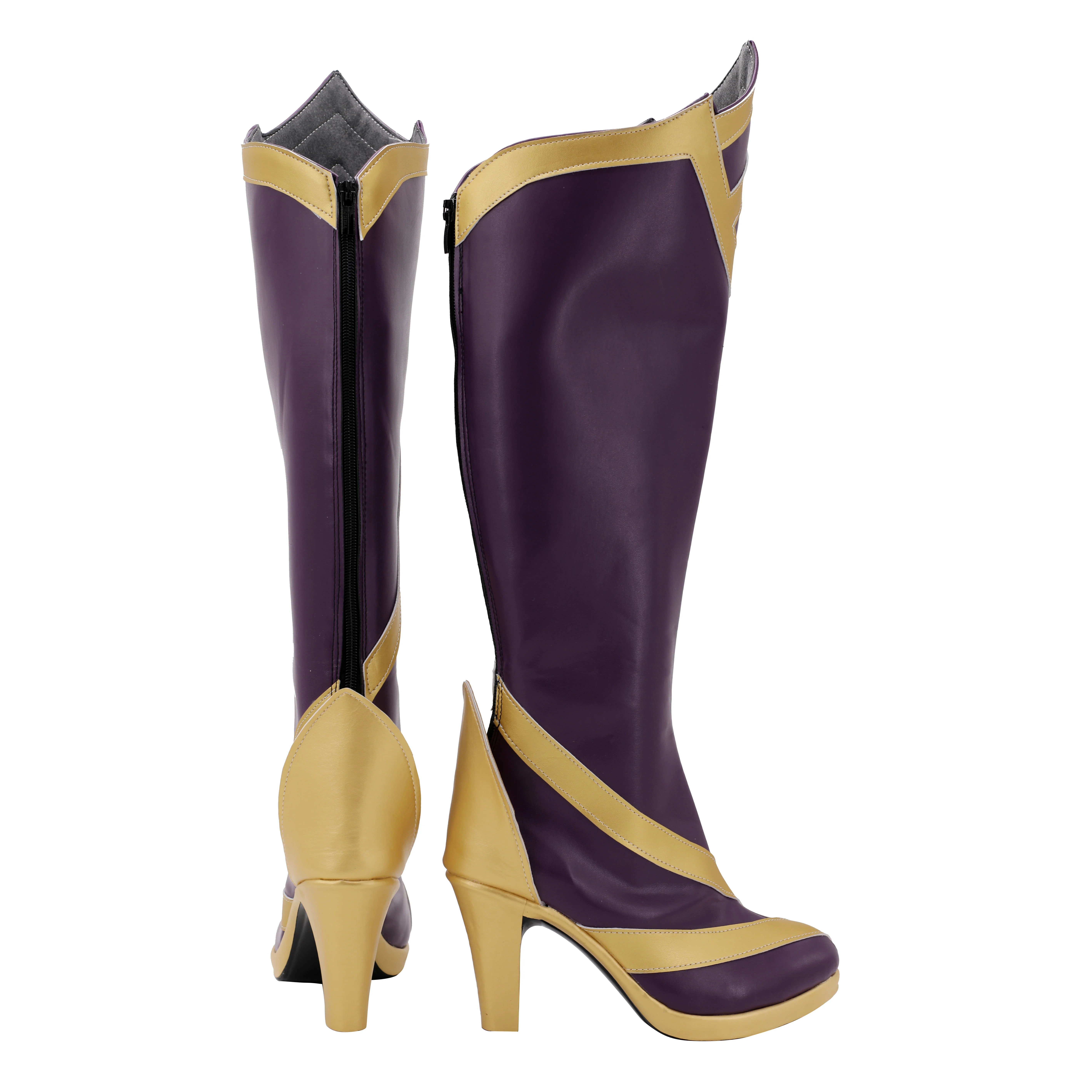 Game LOL Ahri Cosplay Shoes Adult Women High Heel Boots Halloween Cosplay Shoes