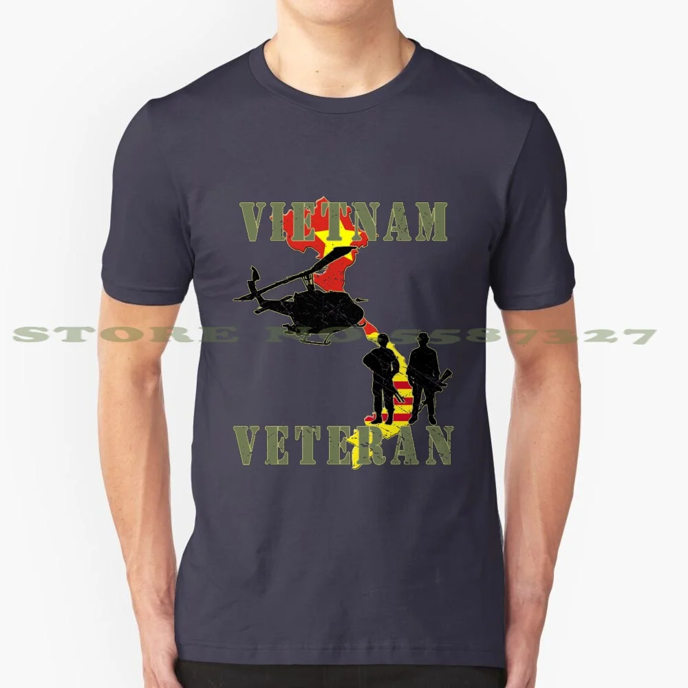 Vietnam Veteran 100% Cotton T-Shirt Vietnam Veterans Vietnam Veteran Gift Idea Vietnam Veteran Souvenir Vietnam Veteran