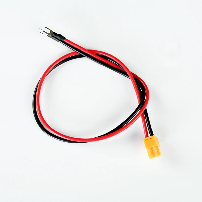 WANHAO  D9 spare parts -double head Y type, red and black power cord 50cm, red line