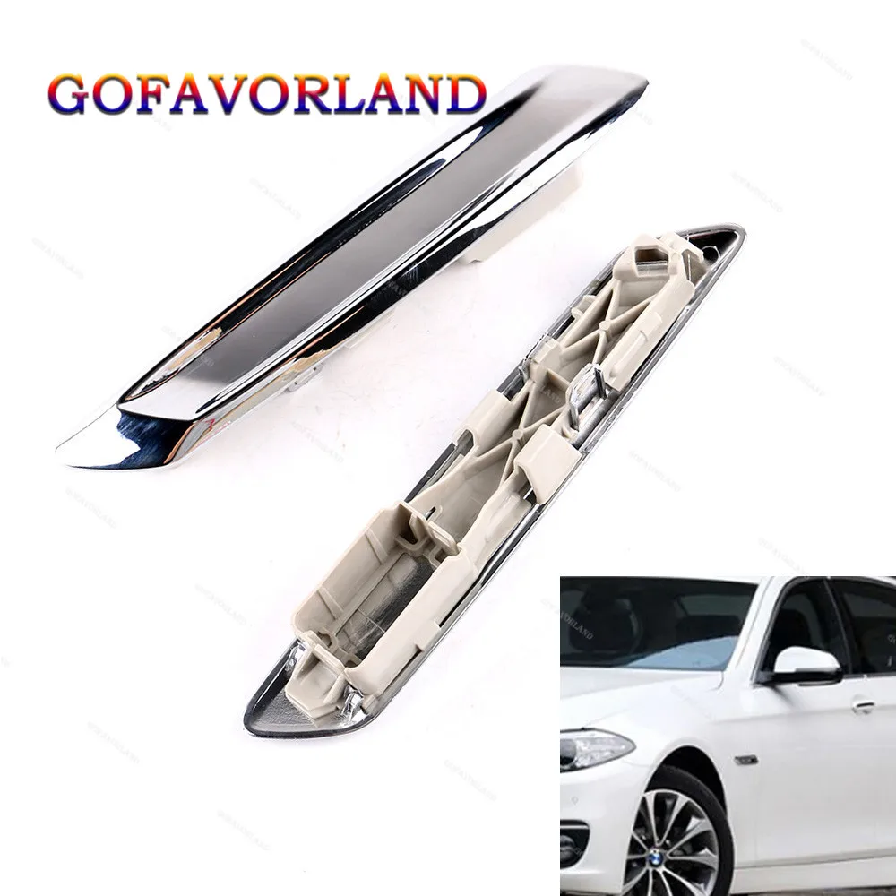 

51137336645 51137336646 1Pcs Exterior Fender Molding Decorative Panel Trim Cover Left Or Right For BMW F10 2013-2016 Sedan