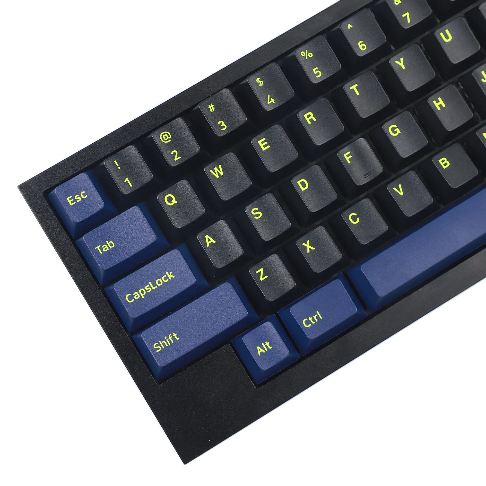 Пайка печатной платы в стиле HHKB QMK VIA, программируемый подземный RGB, алюминиевый корпус с ЧПУ, комплект механической клавиатуры