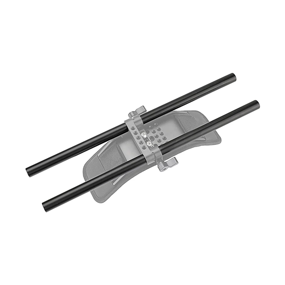 CAMVATE-varilla estándar M12 de 350mm, 15mm, extremo para equipo de hombro de cámara DSLR/jaulas de cámara/caja mate/enfoque de seguimiento/jaulas de Monitor, 2 piezas