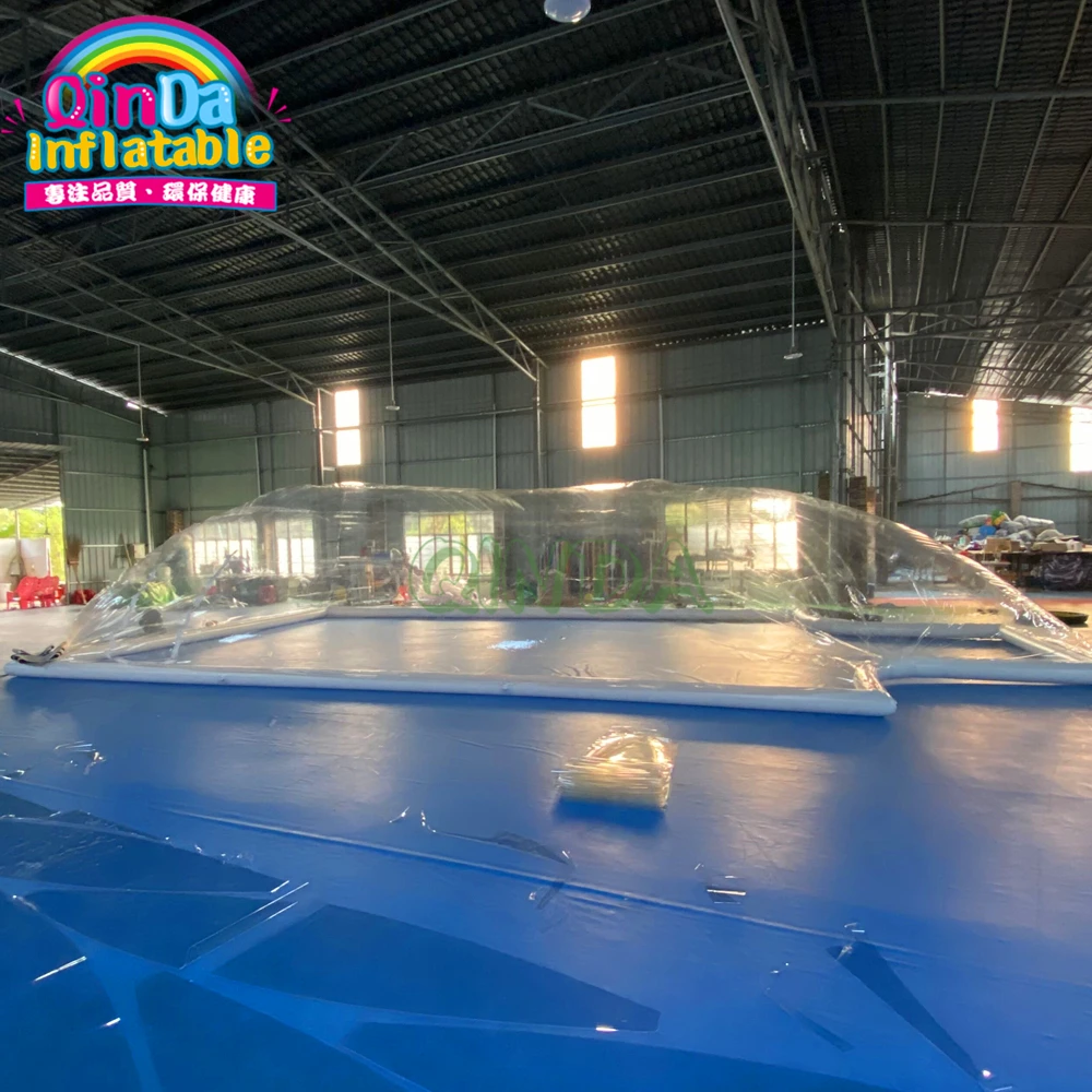 Cubierta de piscina de domo de aire, tienda de campaña inflable, tienda de campaña de construcción