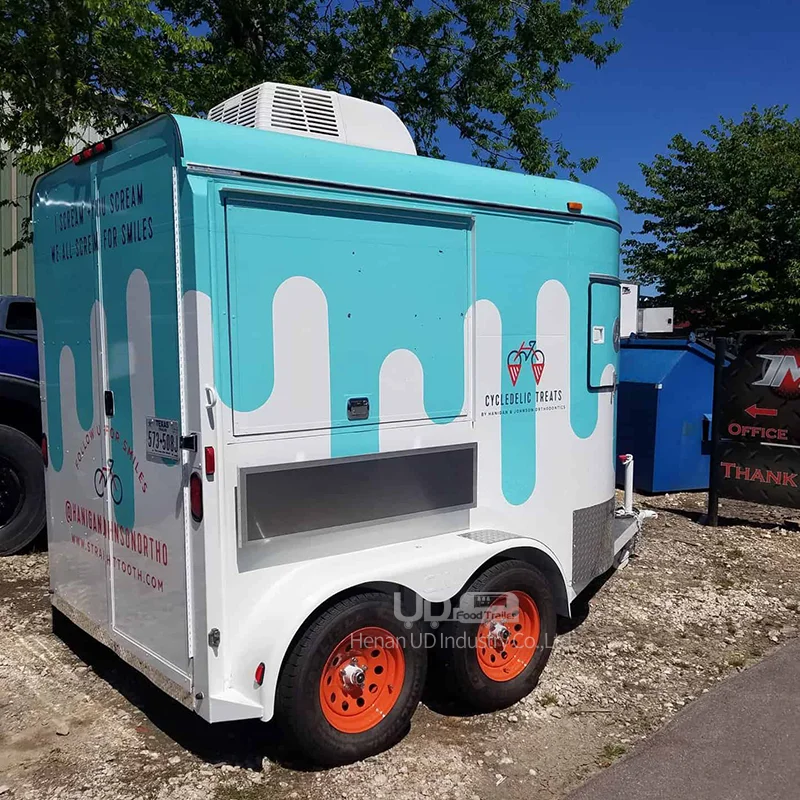Venda móvel gelato comida caminhão carrinho de cachorro quente neve cone halal sorvete reboque café suco pizza carrinho de cerveja barra de comida móvel caminhão de alimentos