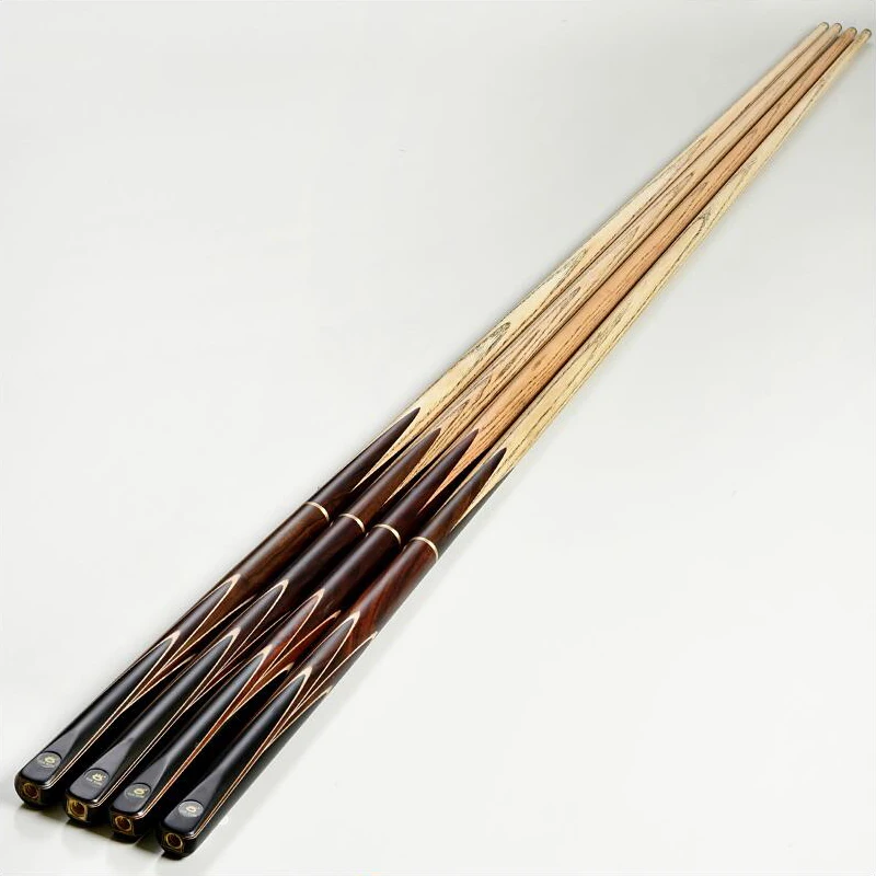 Economic Type Omin Lingyun 3/4 Snooker Cue Stick Handmade Billards With Case 9.5mm/10mm Tip Optional Ash Shaft Solid Wood Butt