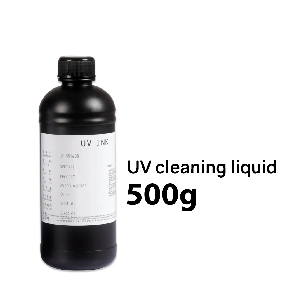 500g Epson TX800 XP600 DX5 DX7 DX9 print head cleaning liquid suitable for UV ink cleaning clogged liquid