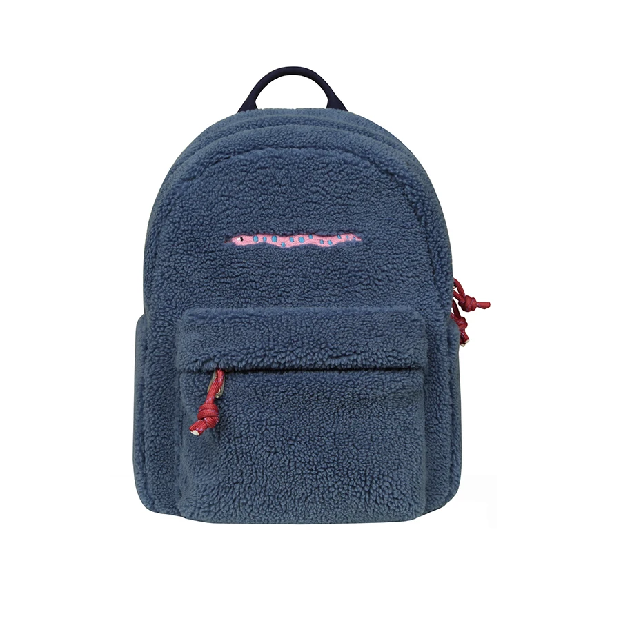 YIZISTORE 10inch original creative fleece mini backpack travel bags for boys and girls  (FUN KIK store)