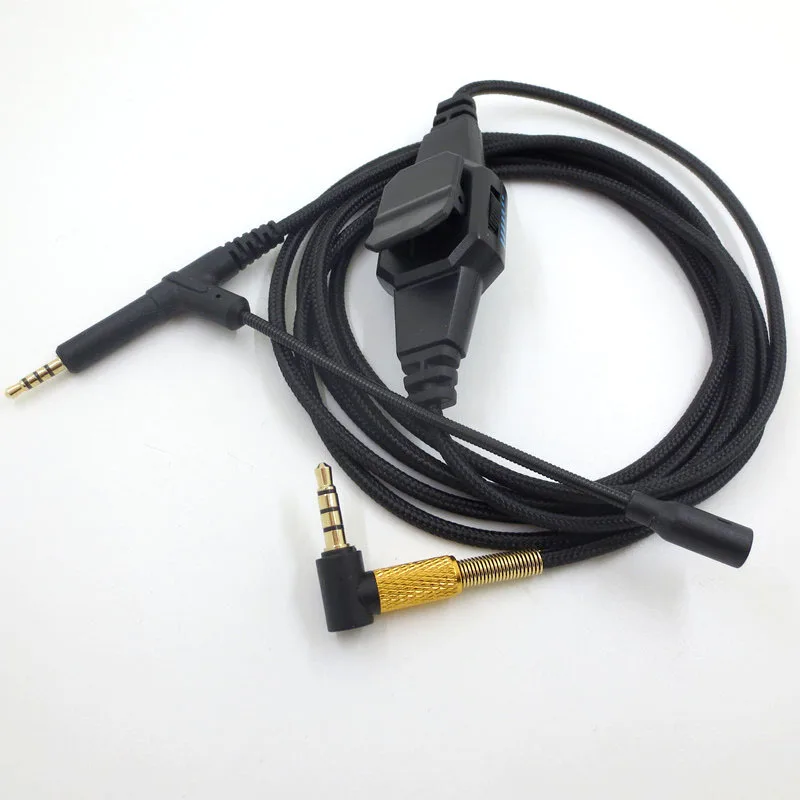 BOSE 게임용 헤드셋 오디오 케이블 붐 마이크, 700 QC25 QC35 OE2 용, 200cm, V-MODA 컴퓨터 3.5 2.5mm PS4 Xbox One PC