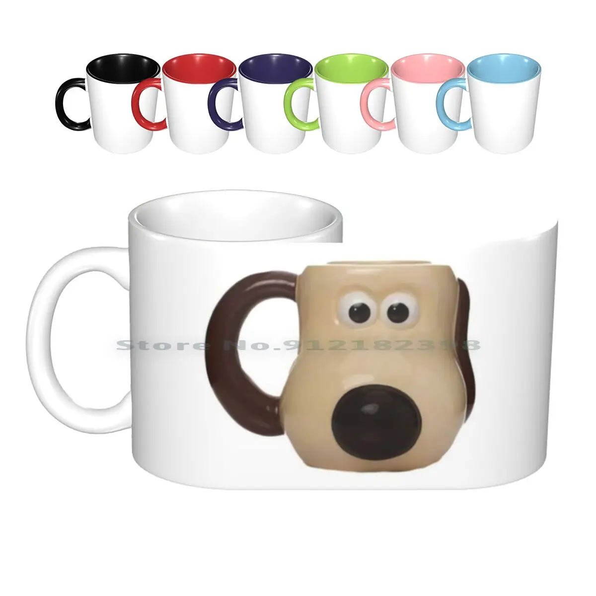 Gromit Mug Meme Ceramic Mugs Coffee Cups Milk Tea Mug Gromit Gromit Meme Creative Trending Vintage Gift Bottle Cup