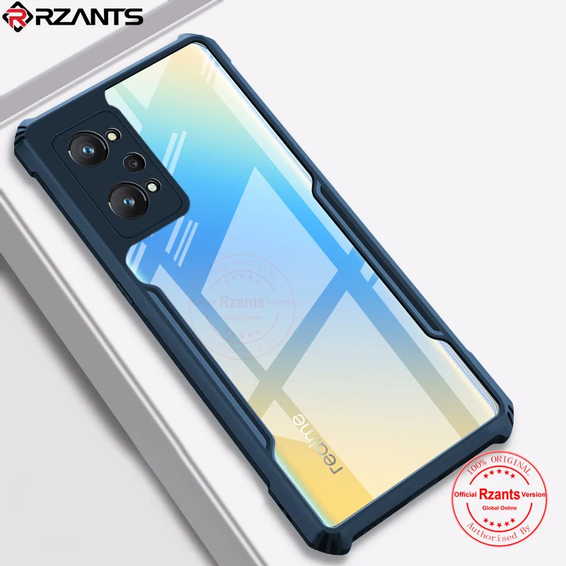 Rzants For OPPO Realme GT Neo2 Case Hard Air Bag Protection Slim Thin Clear Crystal Cover Realme GT Neo 2