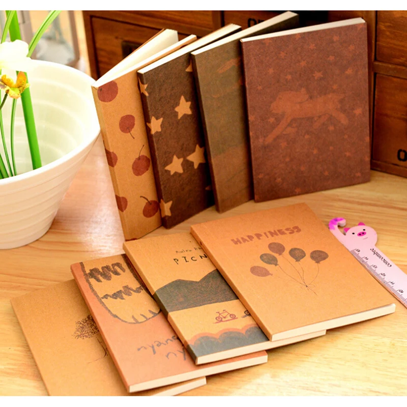 Cute Retro Handmade Diary Memo Dream Notebook Paper Notepad Blank Pocket Diary Blank Pocket Creative Memo Diary Multipurpose