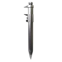 10Pcs Caliper pen Multifunction Gel Ink Pen Vernier Caliper Roller Ball Pen Stationery Ball-Point Ball-Point 0.5mm