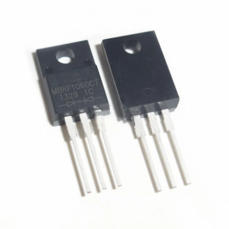 10PCS MBR1060 MBR1060 TO220ยี่ห้อใหม่ทรานซิสเตอร์ชิป