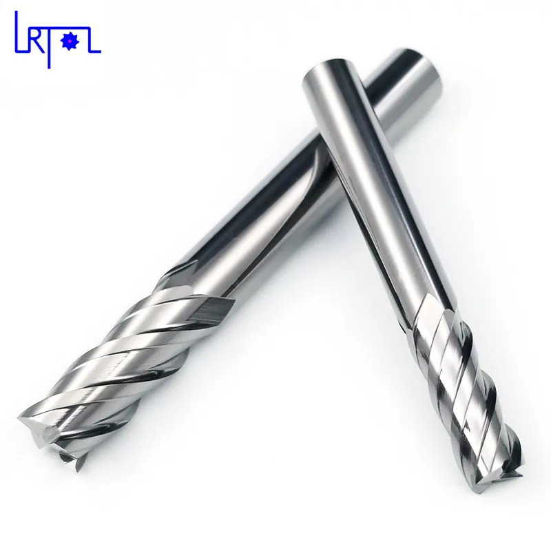 4Flutes 1/1.5/2/2.5/3/4*50 end mill for Ceramic Bit Milling Tools Carbide CNC milling cutter