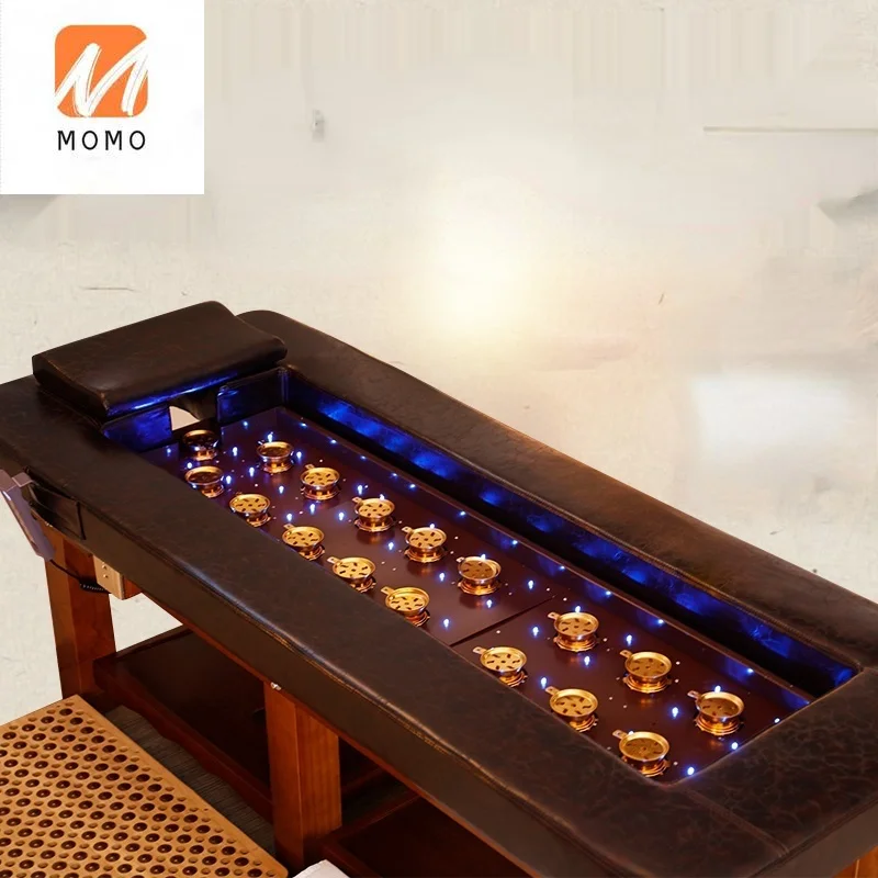 Bed for Beauty Salon Physiotherapy Bed Automatic Chinese Medicine Steaming Bed Whole Body Moxibustion Health Bed for Home