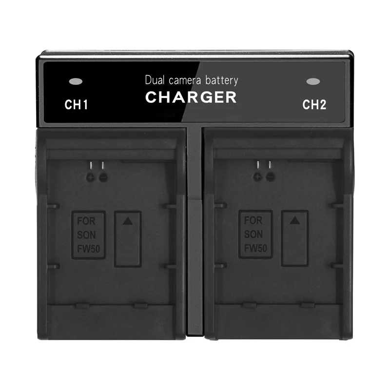 Аксессуары для камеры NP-FW50, зарядное устройство для аккумулятора, подходит для Sony, зарядное устройство для одной камеры, Двухканальное Цифровое зарядное устройство для путешествий