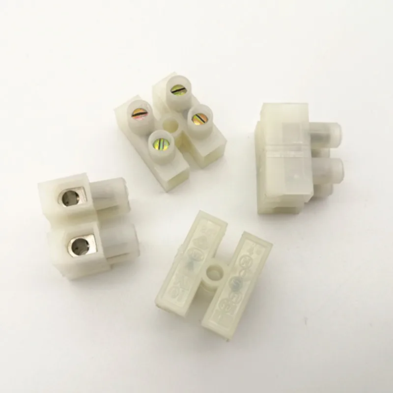 

100pcs/lot Screw Terminal Barrier Connector Electrical Wire Connection Barrier Terminal Strip Block