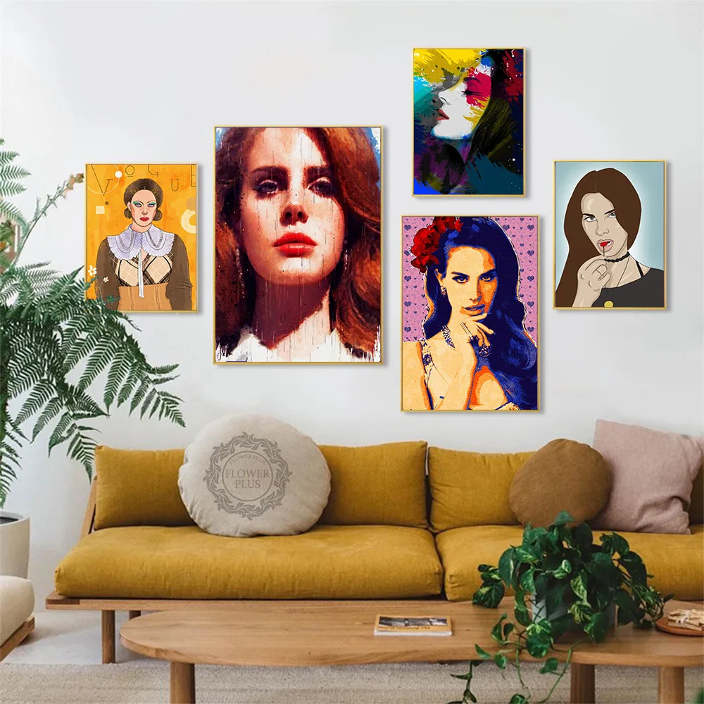 

Lana Del Rey Pop Art Wall Art Canvas Painting Poster For Home Decor Posters And Prints Unframed Decor Pictures картины plakat