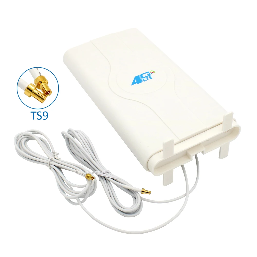 Antena 3G 4G alto guadagno 30dBi MIMO Dual SMA TS9 CRC9 connettori ripetitore di segnale WiFi por módem, enrutador de punto de acceso móvil