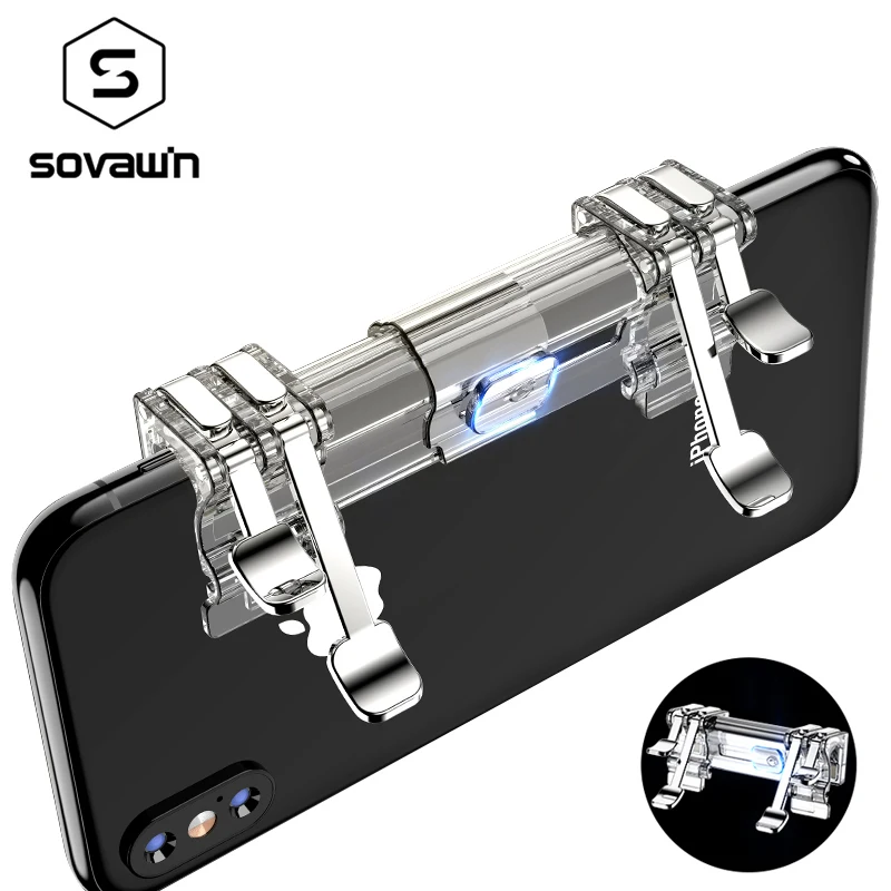 Sovawin-وحدة تحكم Pubg للجوال ، L1 R1 ، مع زر إطلاق النار ، l1r1