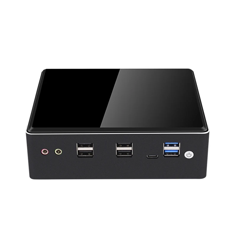 Mini pc i7 10510u i5 10210u i3 10110u duplo nic quad-núcleos ddr4 m.2 ssd 2.4g/5.0g wifi bluetooth4.0 4k 60fps dp tipo-c 8xusb