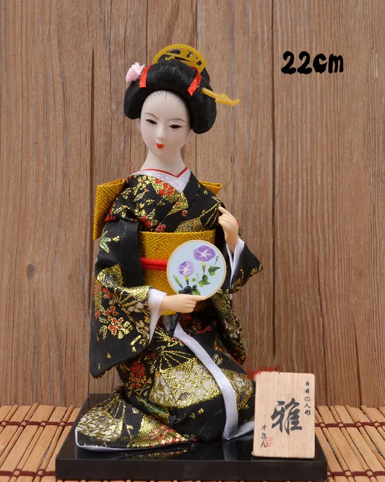 22 Cm/25 Cm Dân Tộc Geisha Nhật Bản Búp Bê Kimono Búp Bê Belle Dành Cho Cô Gái Nữ Bộ Trang Trí Nhà Thu Nhỏ Các Bức Tượng Nhỏ ZL216